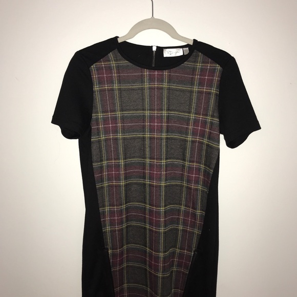 Plaid shift dress - Picture 2 of 5